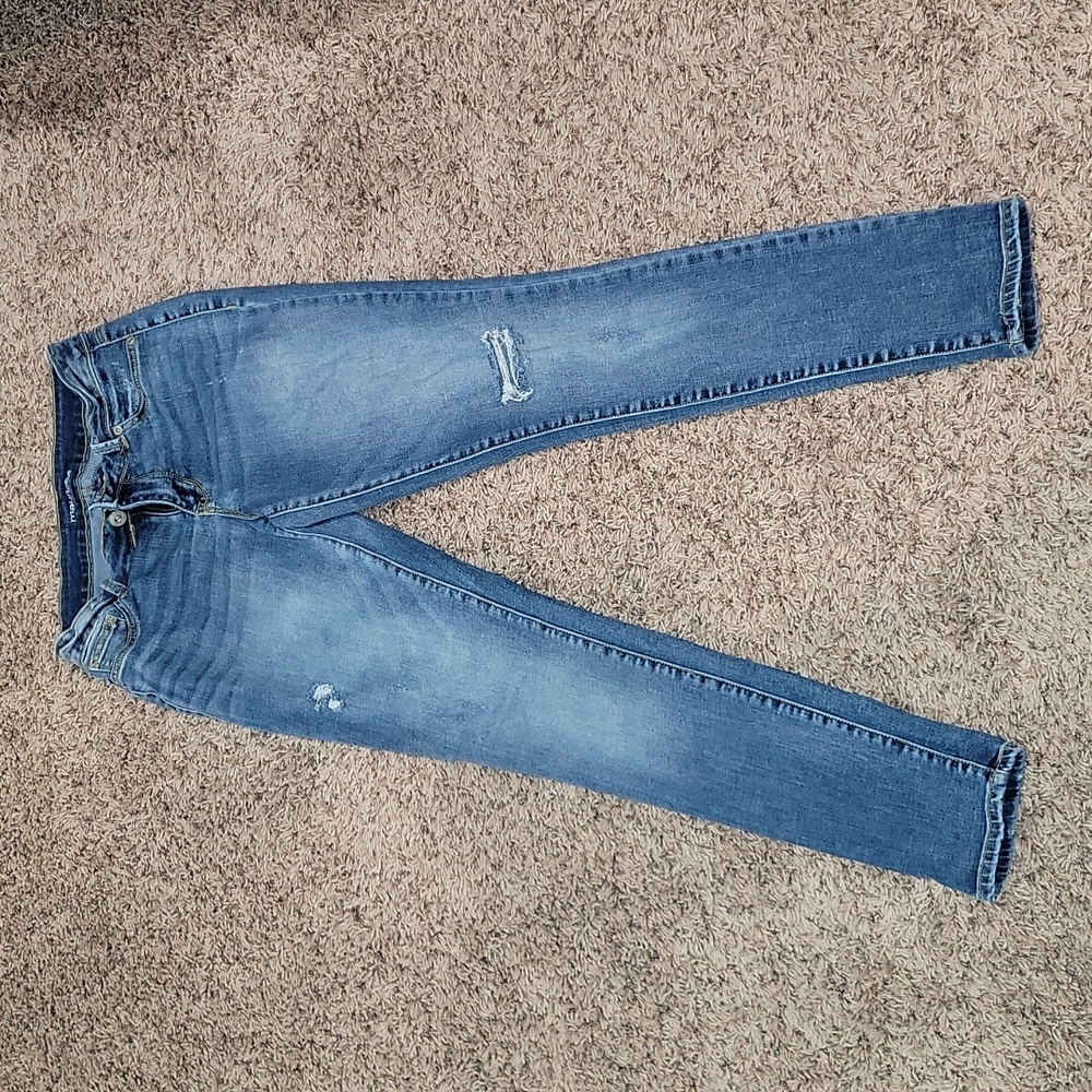 Maurices full-length distressed jeans